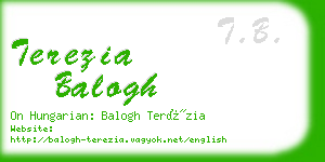 terezia balogh business card